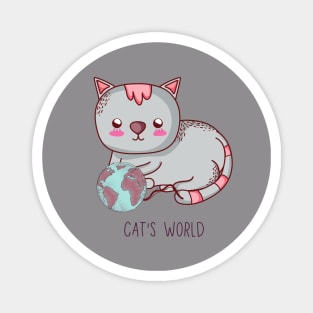 Cat's World Magnet